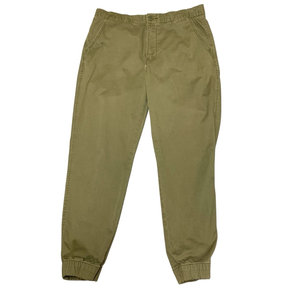 Levi's XX Chinos Jogger Military Green Sz L Elastic Hem Modern Denim Pants - Picture 2 of 16